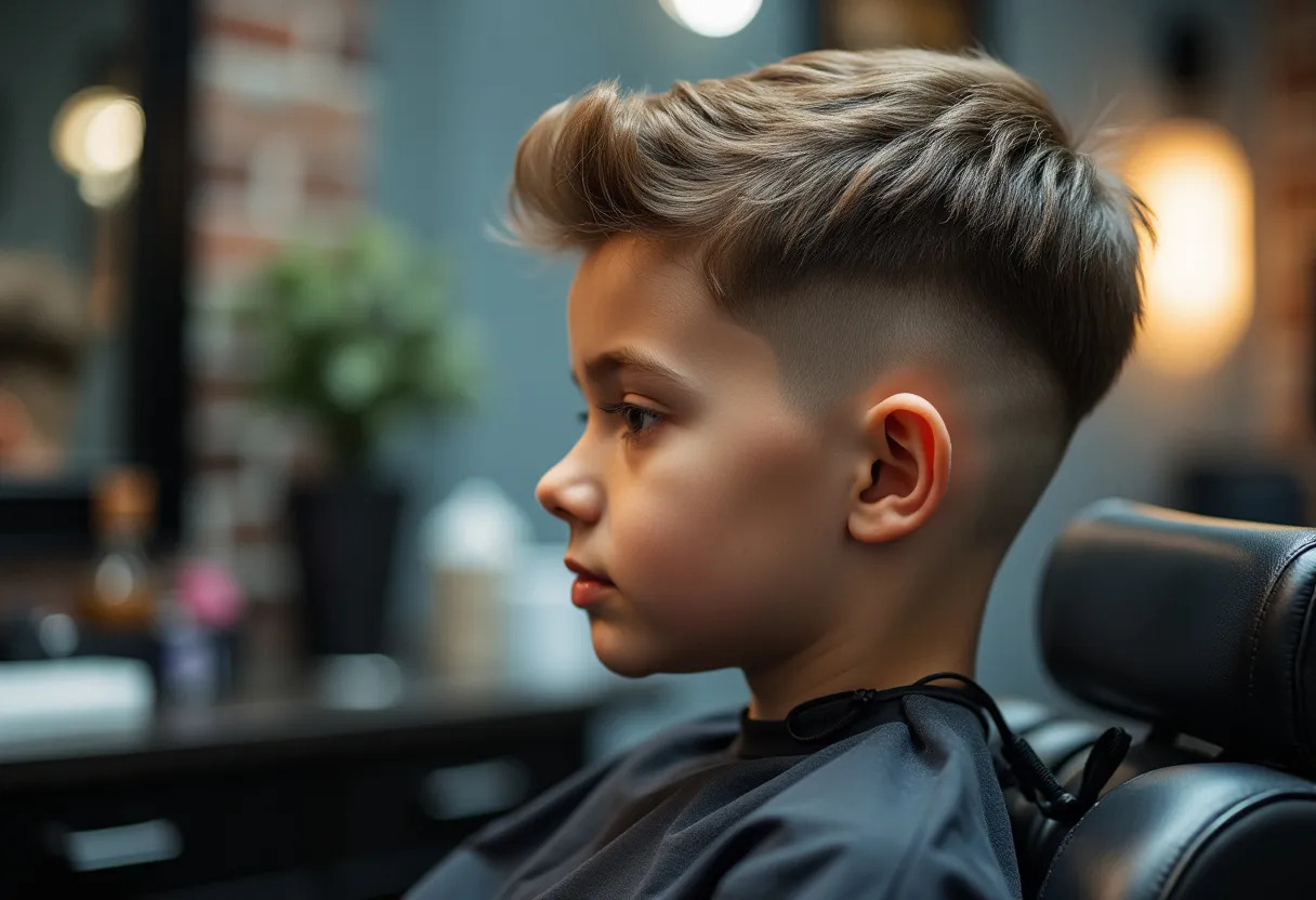 coupe de cheveux adolescent