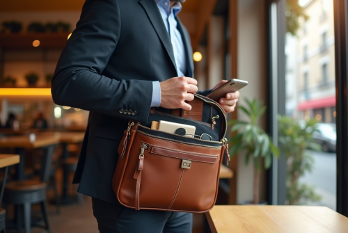 Sac bandoulière homme: ce qu’ils y mettent !