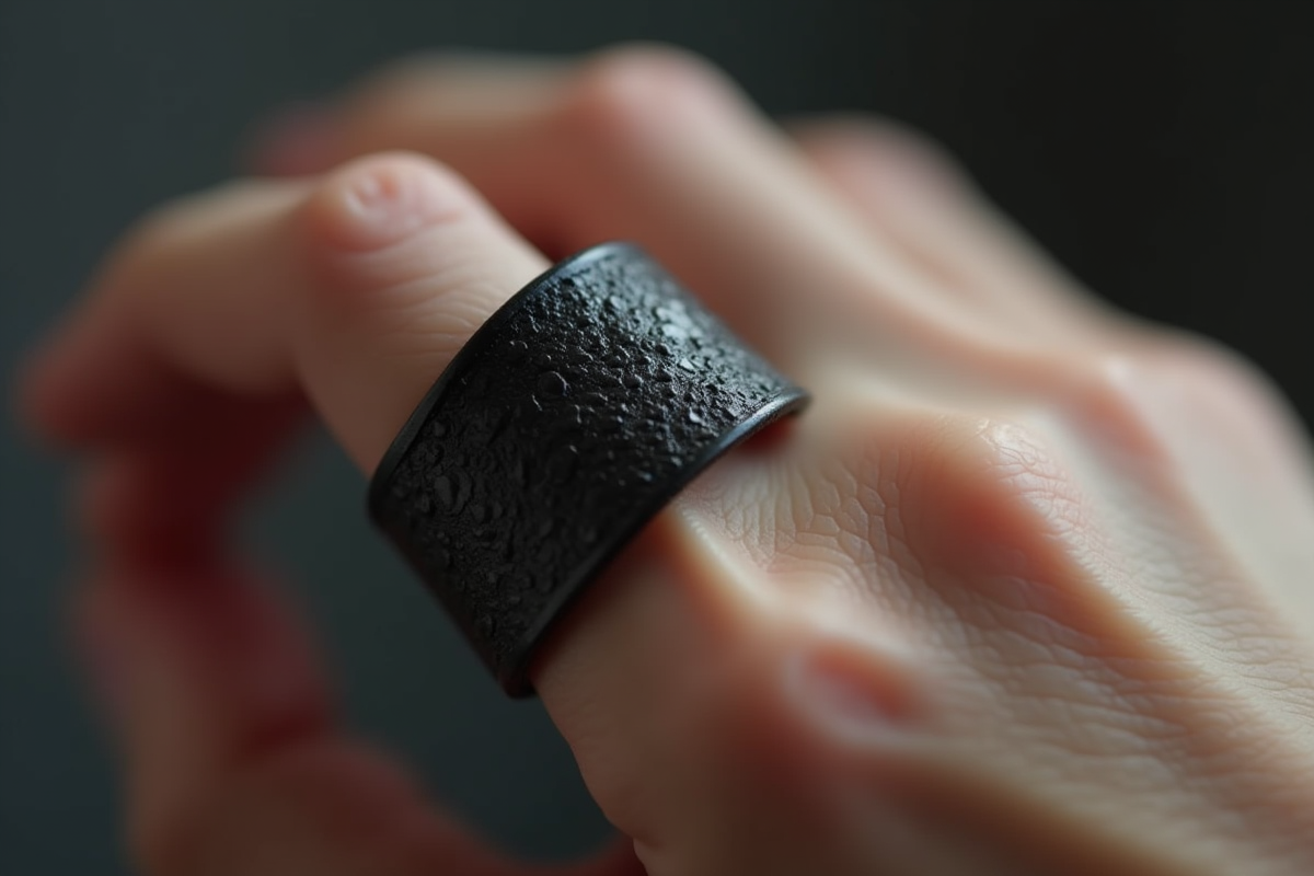 Signification des bagues noires : interprétation et symboles