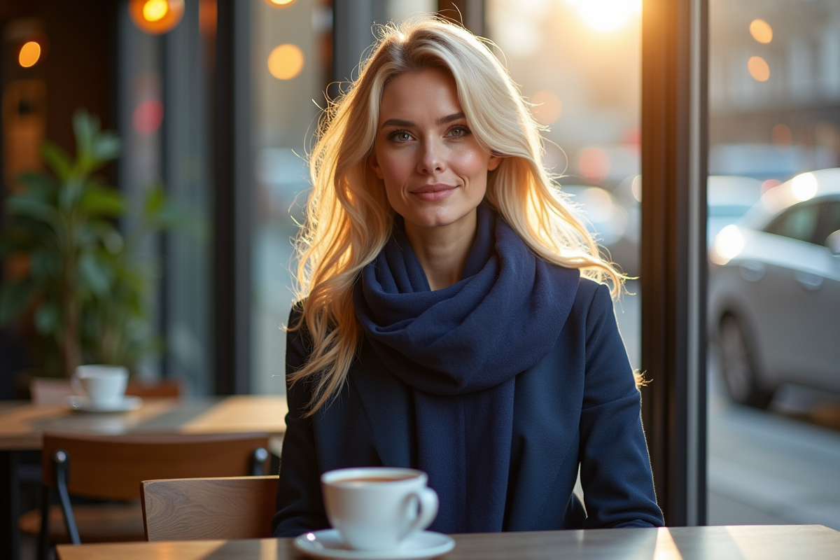 femme blonde