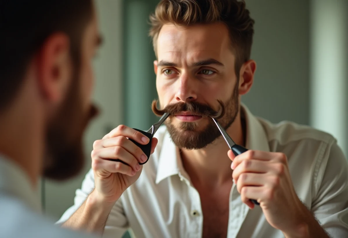 Les astuces infaillibles pour tailler soi-même la moustache