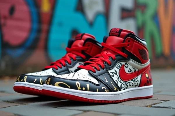 Les collaborations artistiques sublimant les baskets de marque