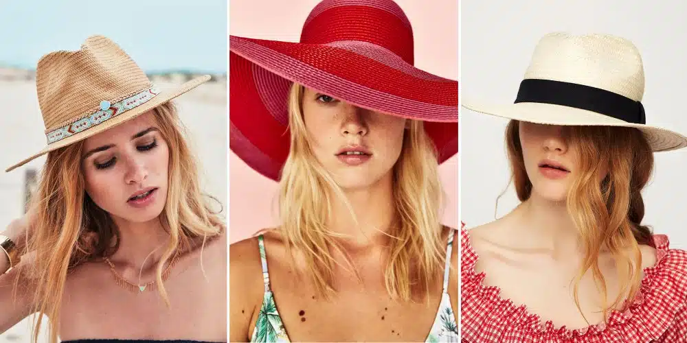 Les chapeaux de soleil pour être à la mode en été